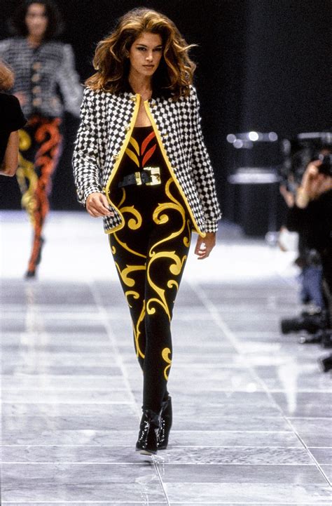 versace aw 1991|gianni Versace runway.